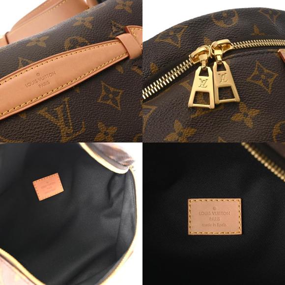 LOUIS VUITTON Louis Vuitton Monogram Bum Bag Brown M43644 Men's Canvas Body - Picture 11 of 12